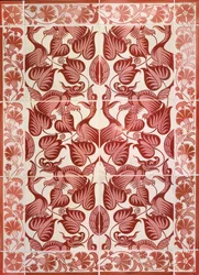 Panneau de carreaux à motif répétitif d